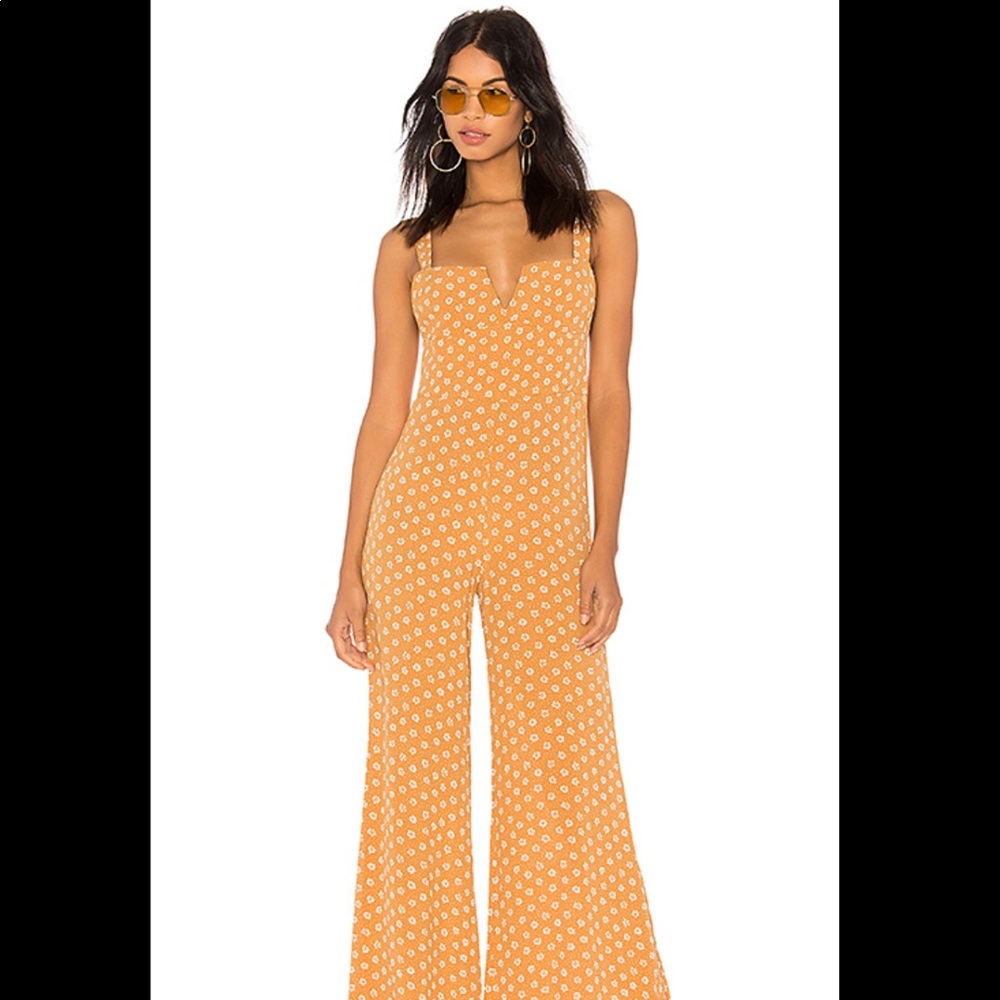 Blue Life Gypset Jumpsuit in Primrose butterscotch